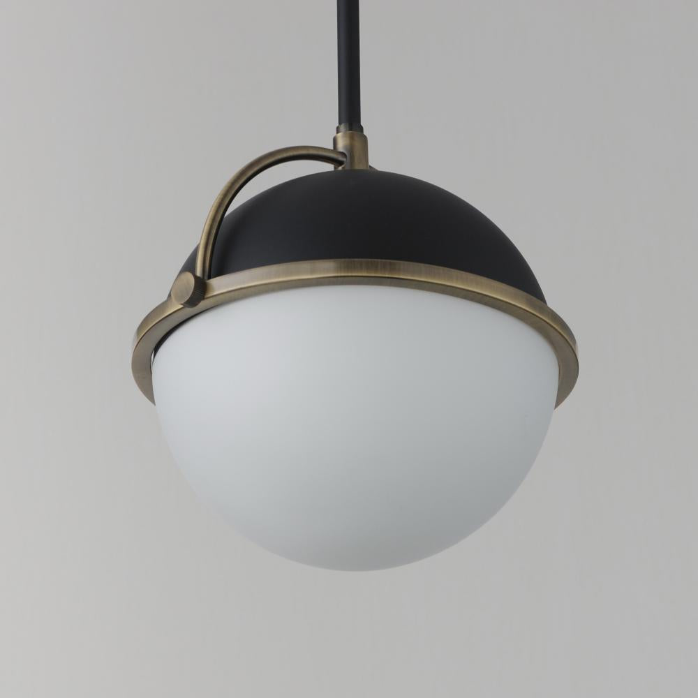 Maxim Lighting DUKE 12411SWBKWBR Pendant - Combination Finishes