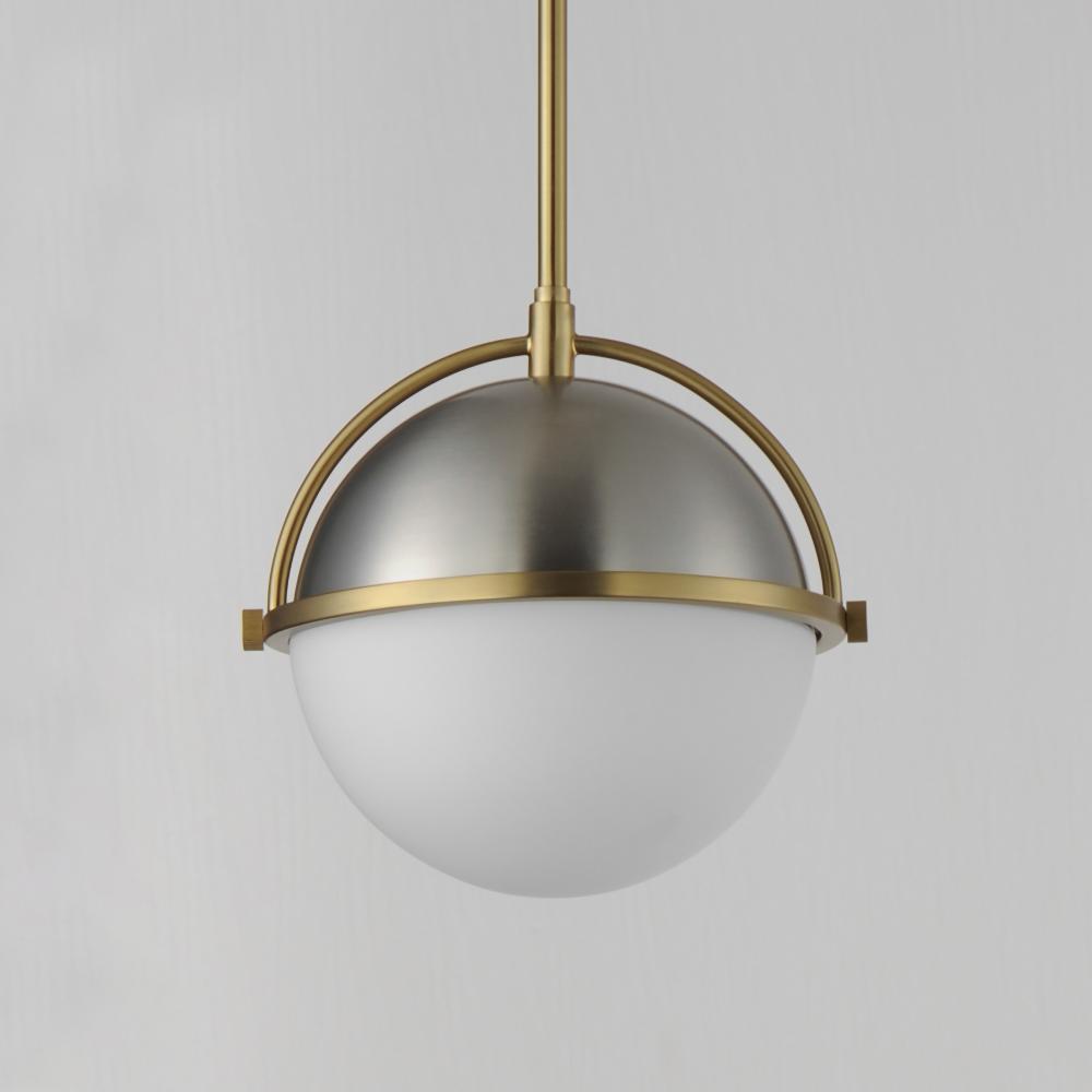 Maxim Lighting DUKE 12411SWSNSBR Pendant - Satin Nickel Satin Brass