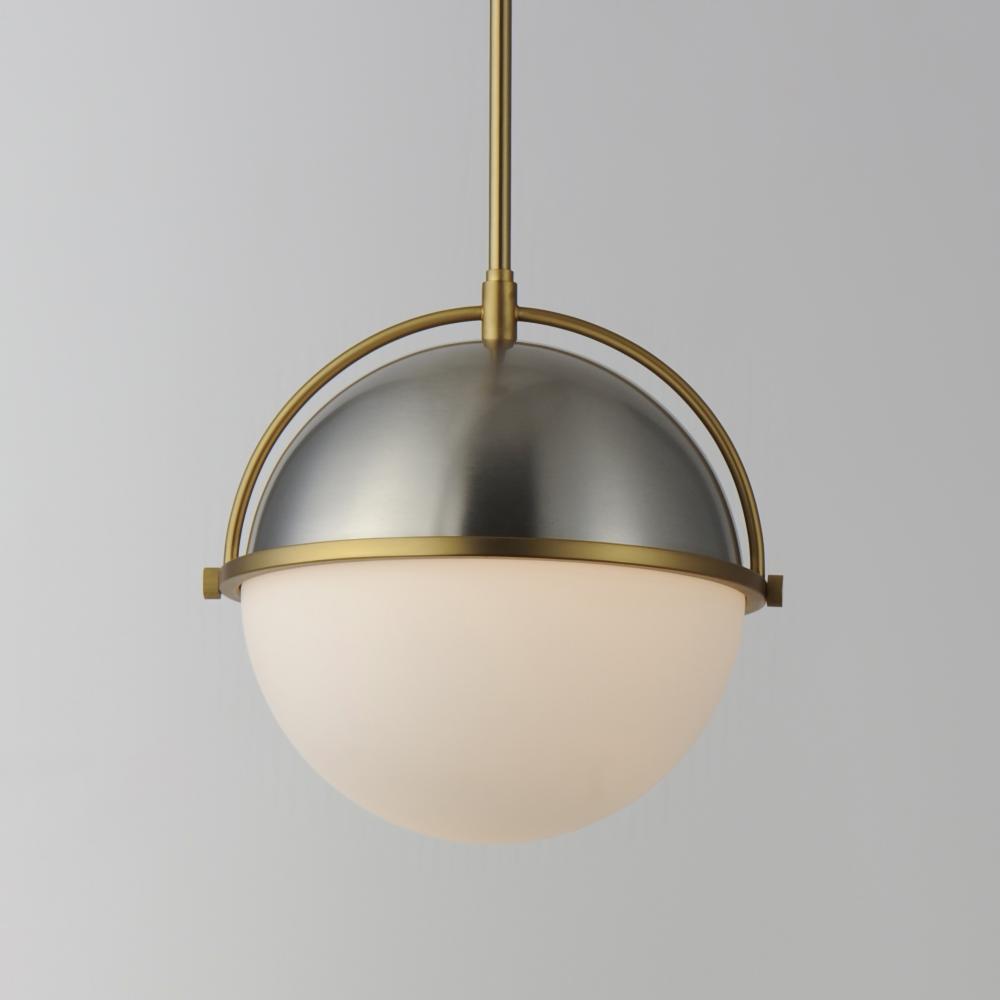 Maxim Lighting DUKE 12412SWSNSBR Pendant - Satin Nickel Satin Brass