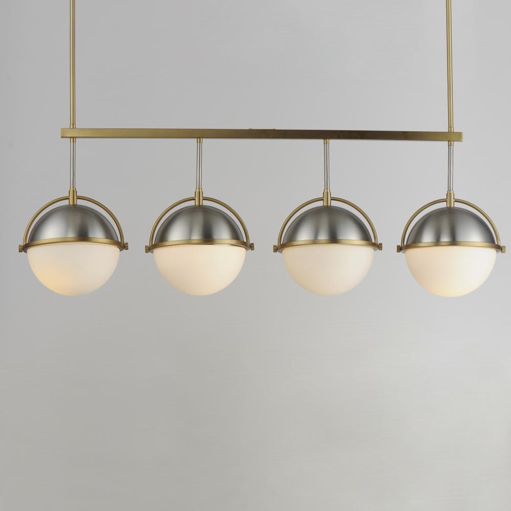 Maxim Lighting DUKE 12414SWSNSBR Pendant - Satin Nickel Satin Brass