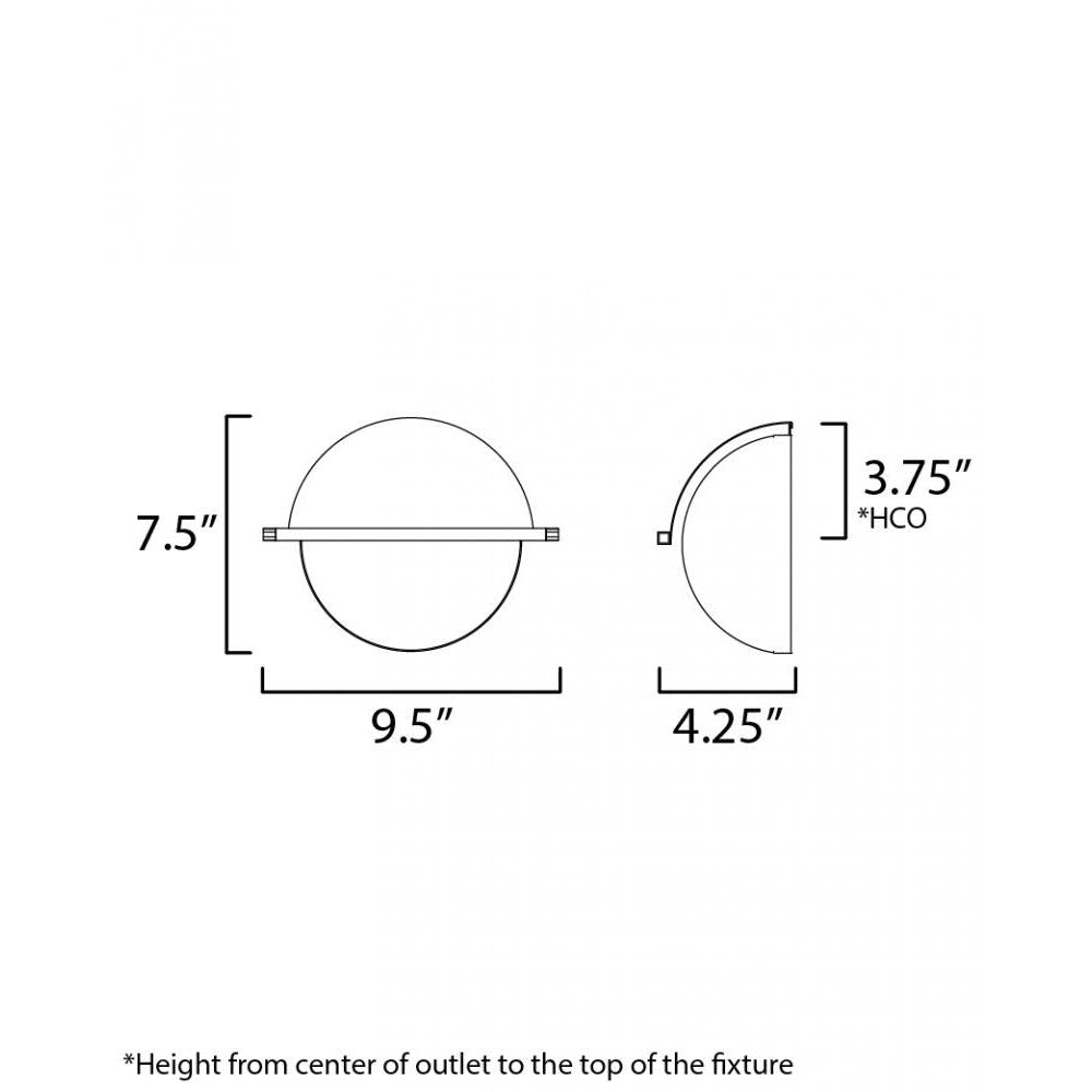 Maxim Lighting DUKE 12418SWSNSBR Sconce - Satin Nickel Satin Brass