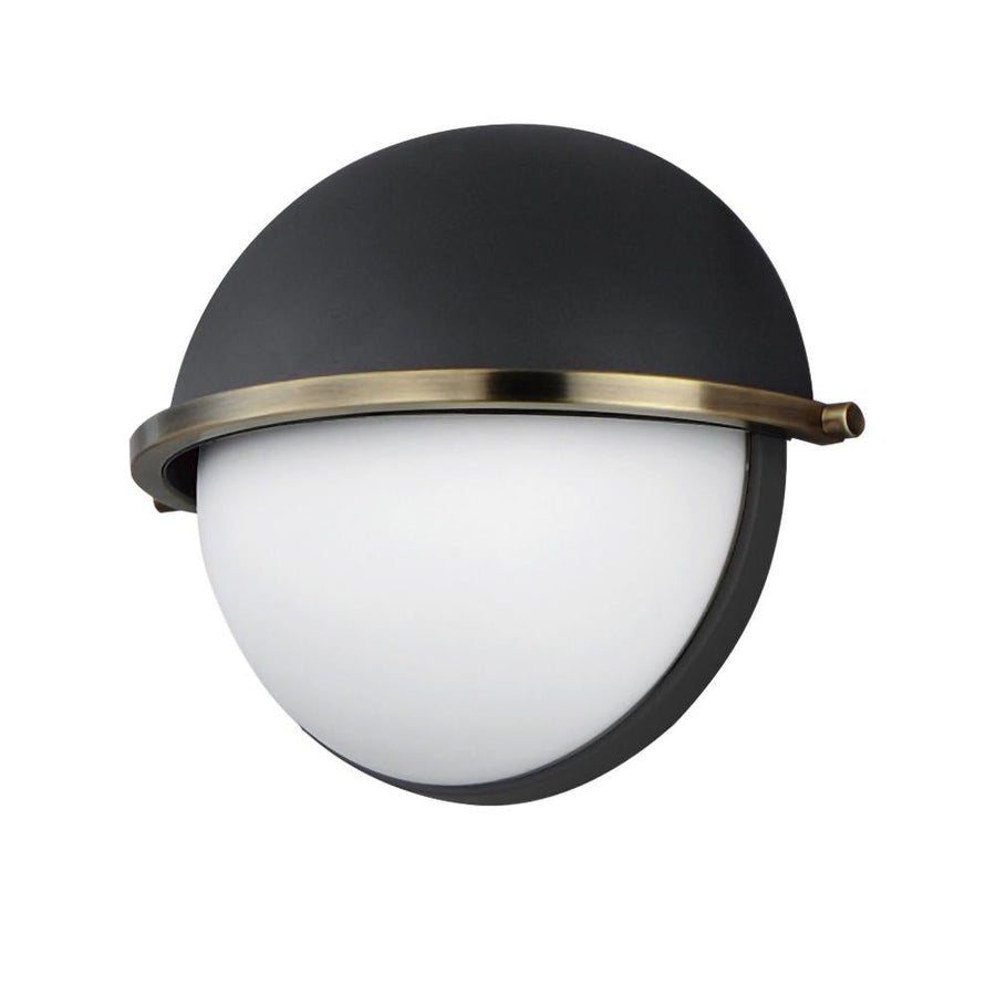 Maxim Lighting 12418SWBKWBR Duke 9.5 Wall Sconce - Black/Weathered Brass