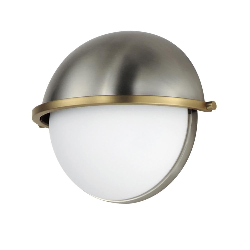 Maxim Lighting DUKE 12418SWSNSBR Sconce - Satin Nickel Satin Brass