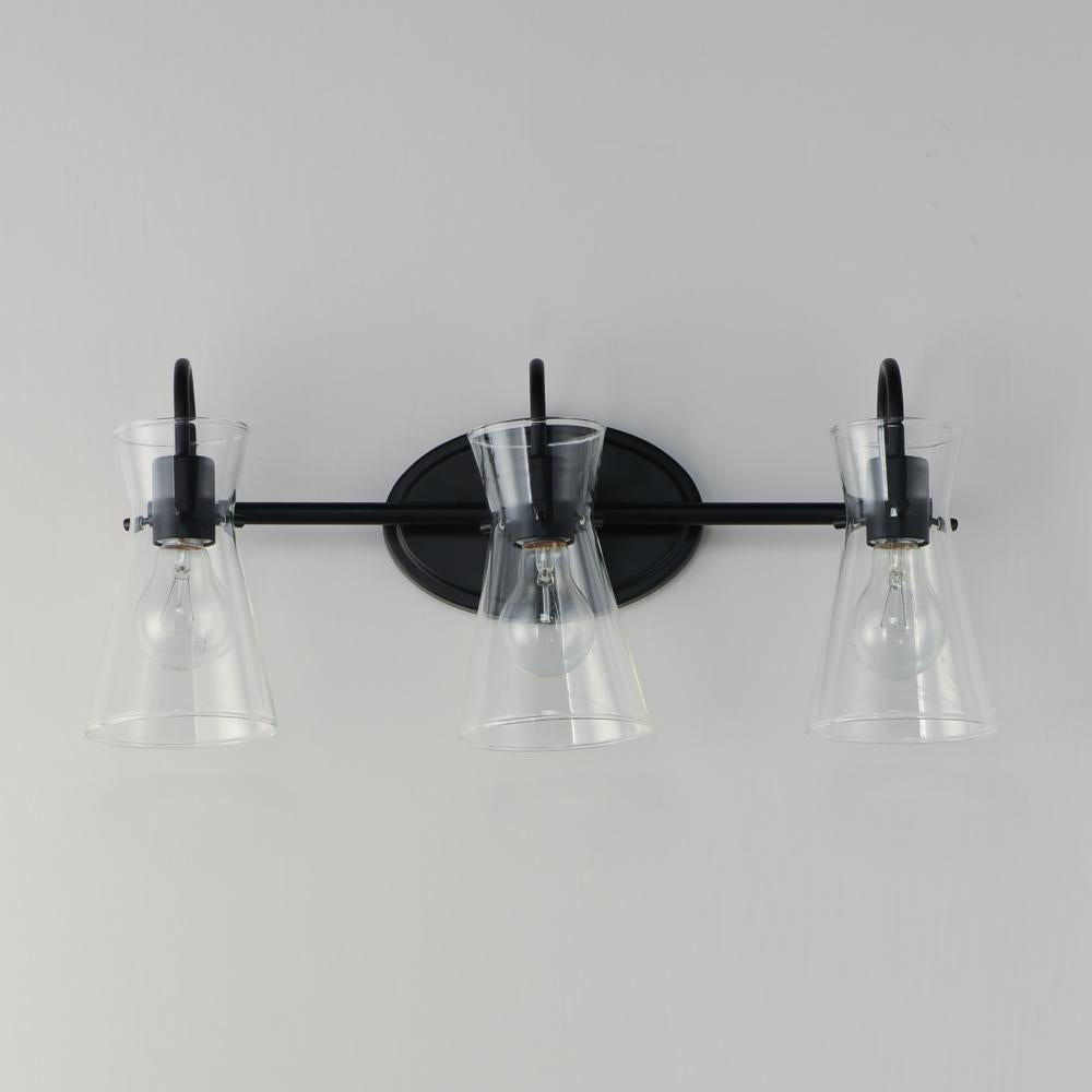 Maxim Lighting AVA 12483CLBK Bathroom Fixture - Black