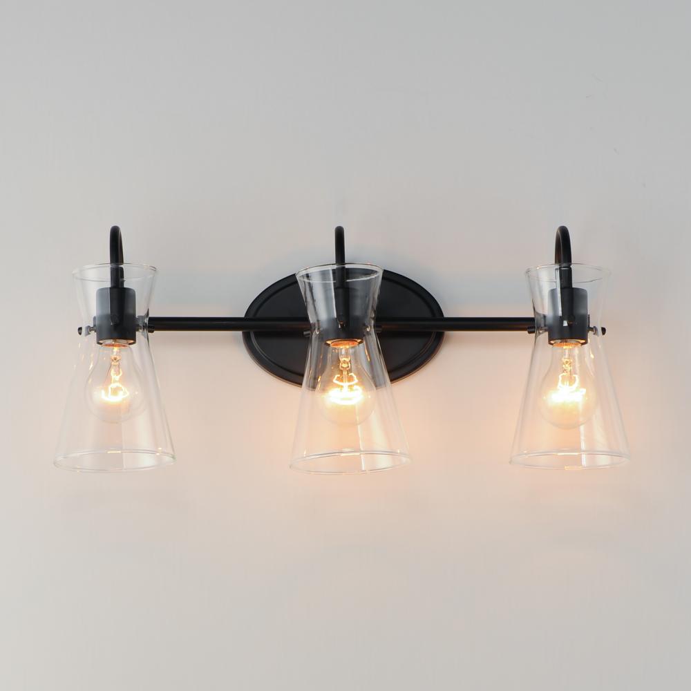 Maxim Lighting AVA 12483CLBK Bathroom Fixture - Black