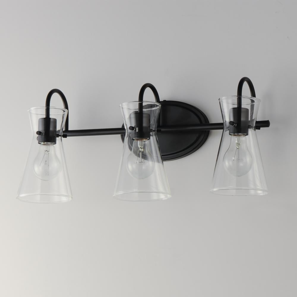 Maxim Lighting AVA 12483CLBK Bathroom Fixture - Black