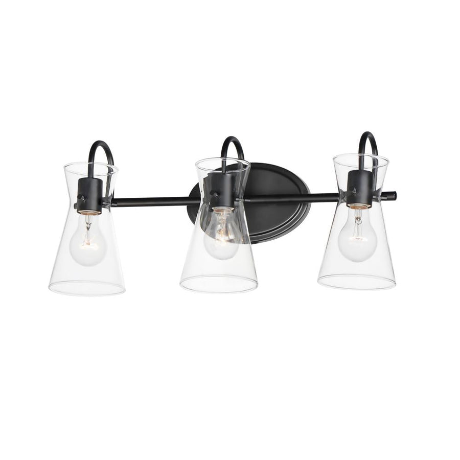Maxim Lighting 12483CLBK Ava 22 Inch Bathroom Vanity - Black