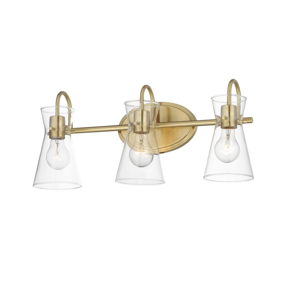 Maxim Lighting AVA 12483CLNAB Bathroom Fixture - Brass