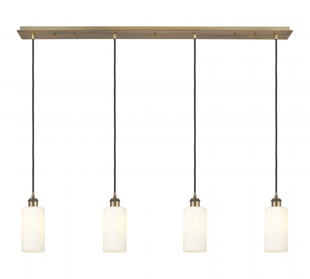 Innovations Lighting 124B-4P-BB-G434-7WH Pendant Art Deco - Damp Rated