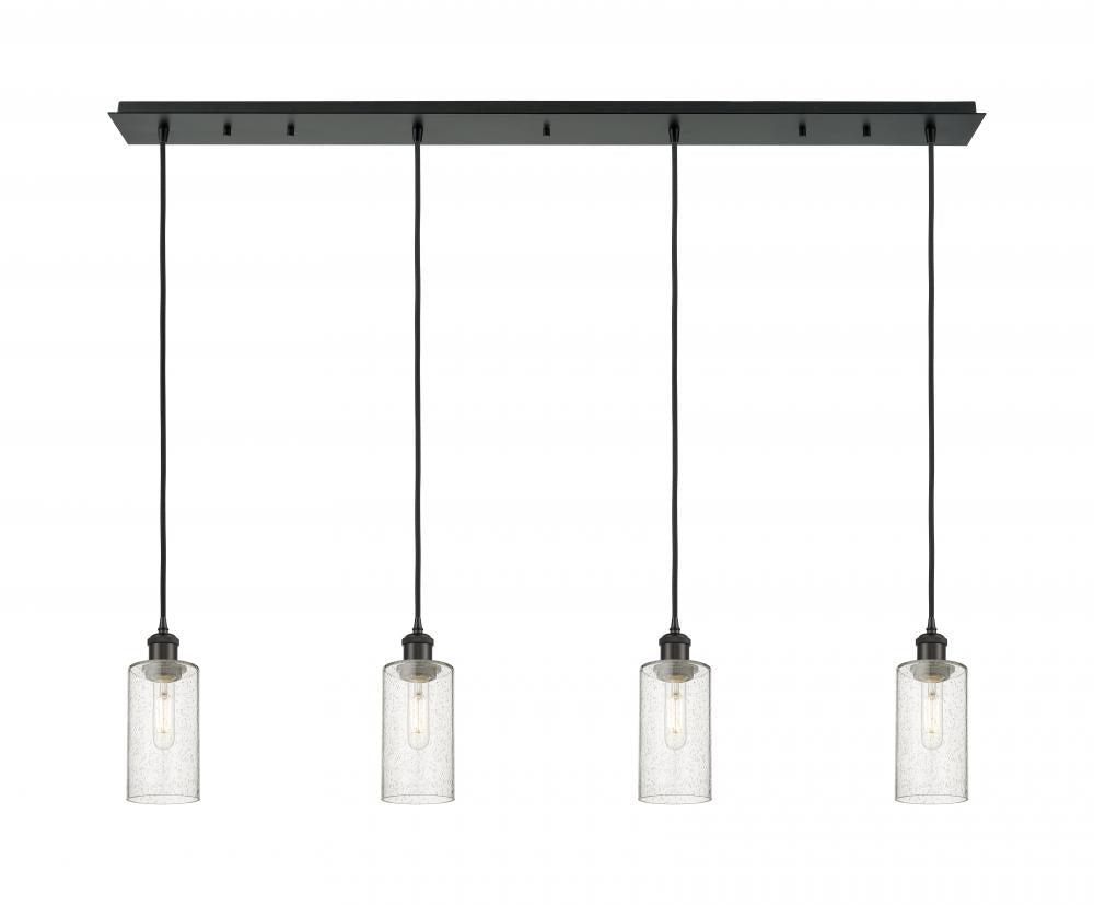 Innovations Lighting 124B-4P-BK-G434-7SDY Pendant Art Deco - Damp Rated