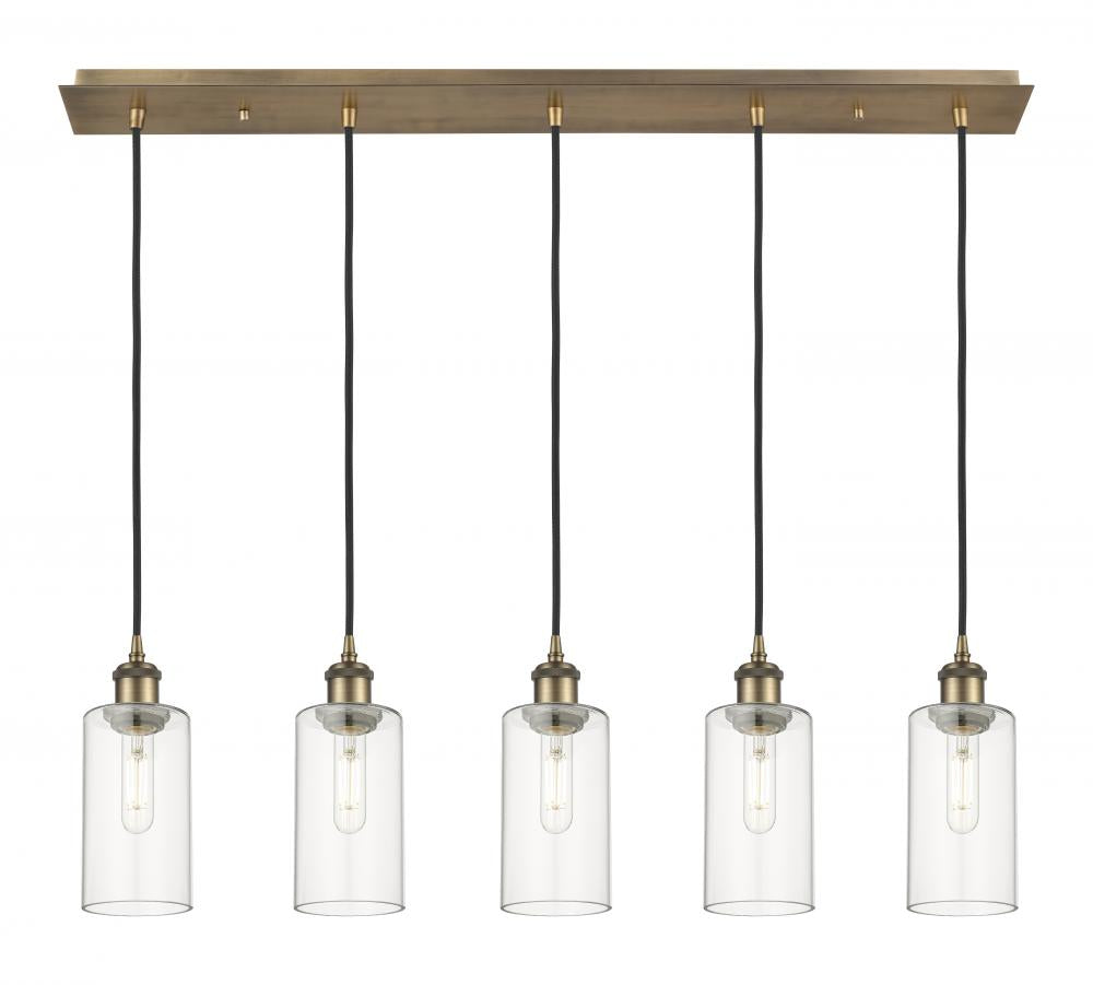 Innovations Lighting 125B-5P-BB-G434-7CL Pendant Art Deco - Damp Rated