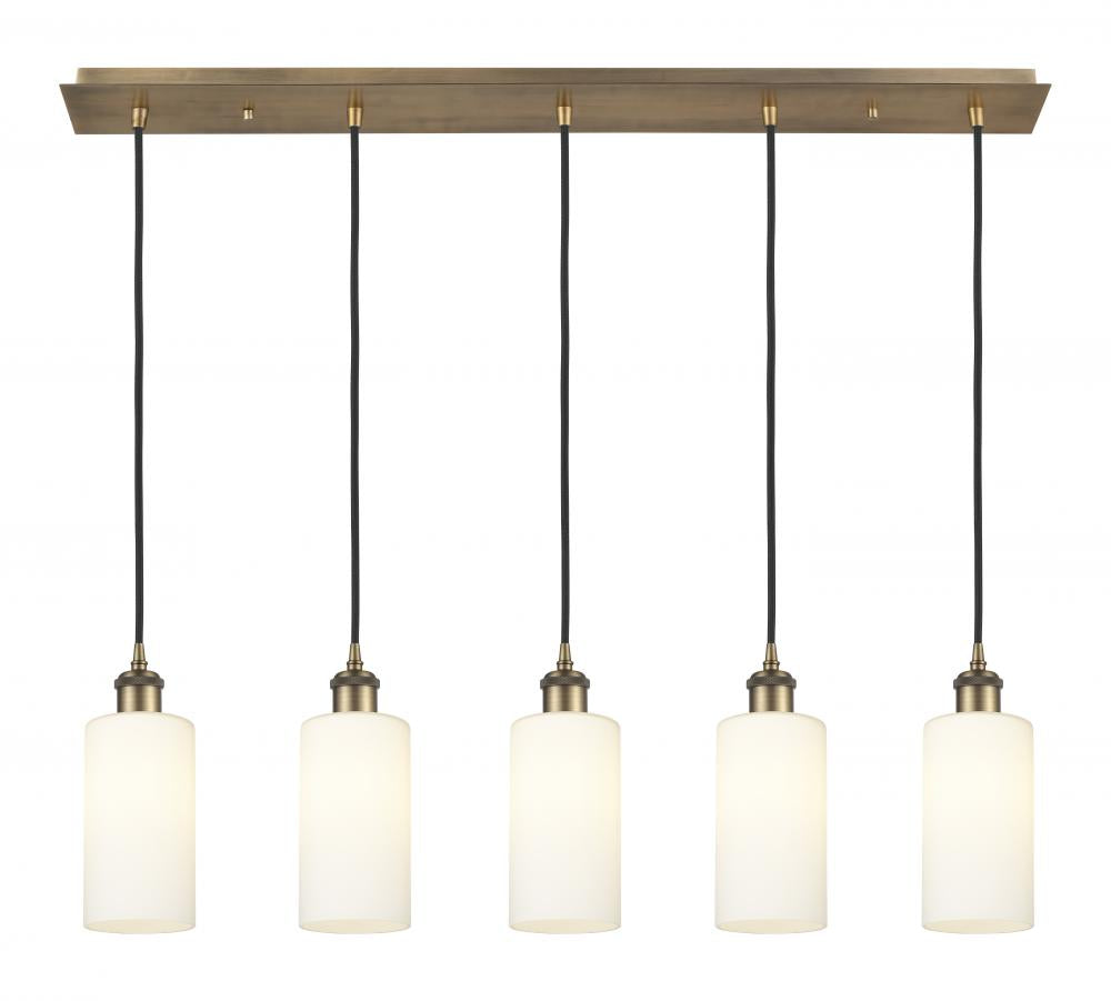 Innovations Lighting 125B-5P-BB-G434-7WH Pendant Art Deco - Damp Rated