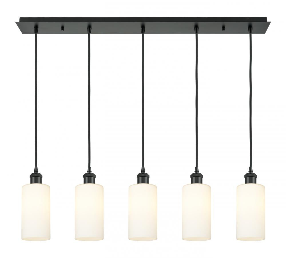 Innovations Lighting 125B-5P-BK-G434-7WH Pendant Art Deco - Damp Rated