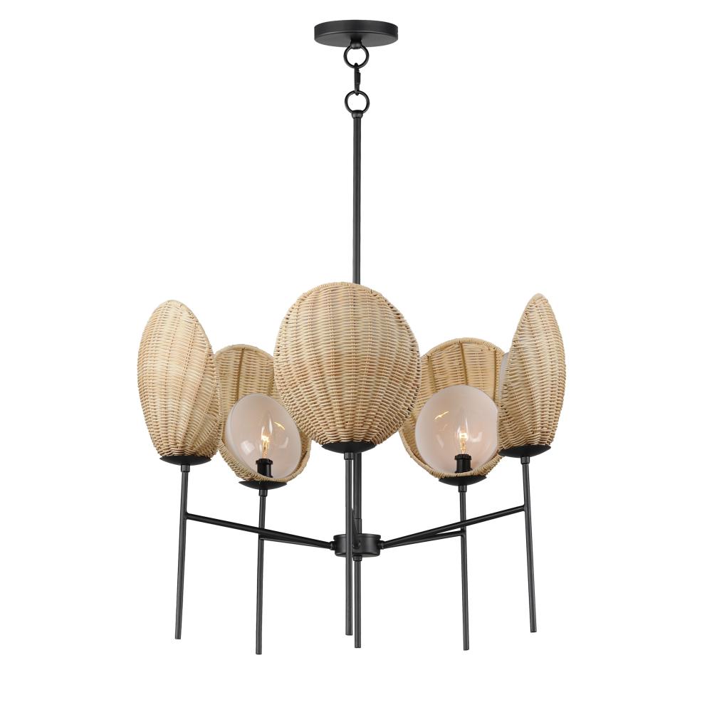 Maldives 26 Inch Chandelier – Black
