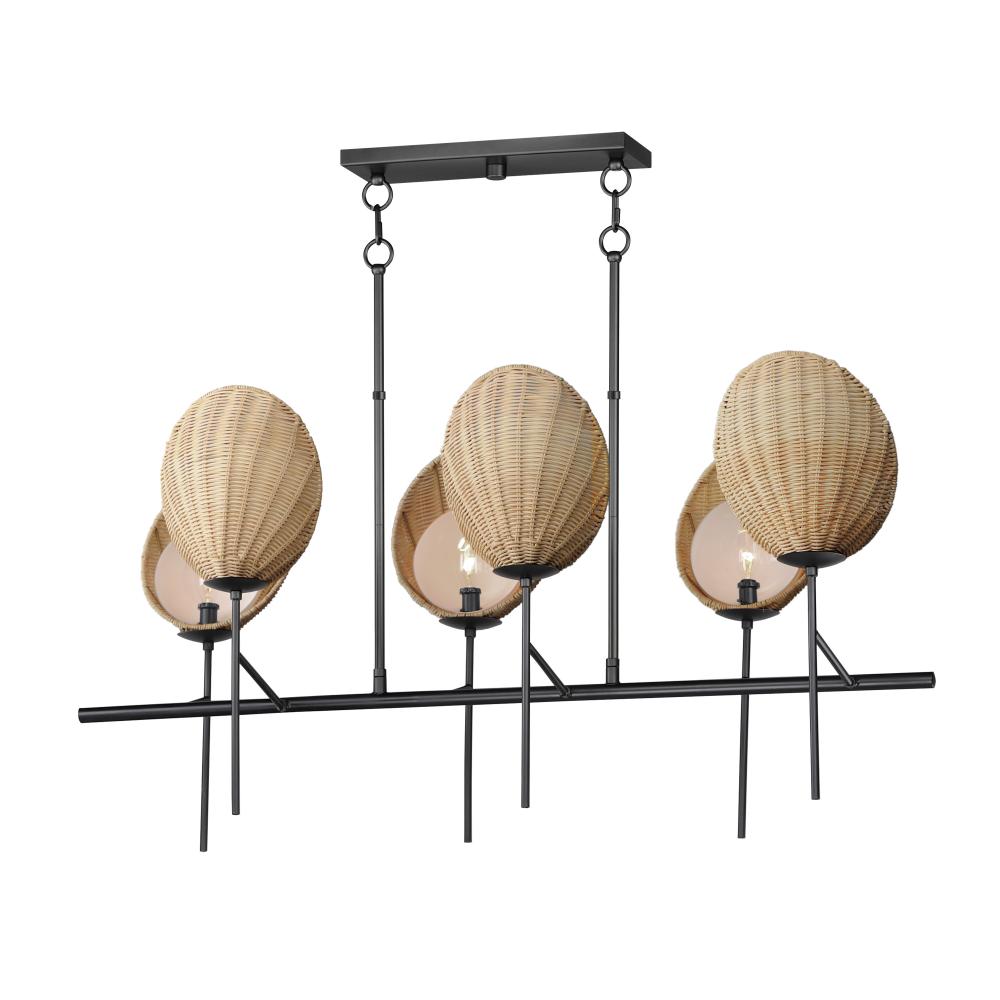 Maldives 18 Inch Chandelier – Black