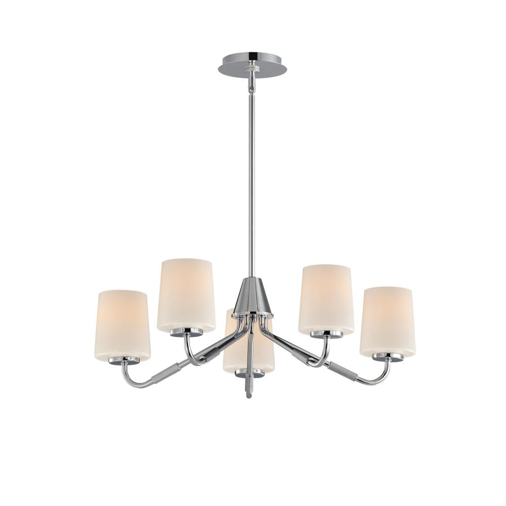 Durham 26 Inch Semi Flush Mount Light – Polished Chrome