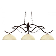 3 Light Billiard Table Light -Golden Mottle
