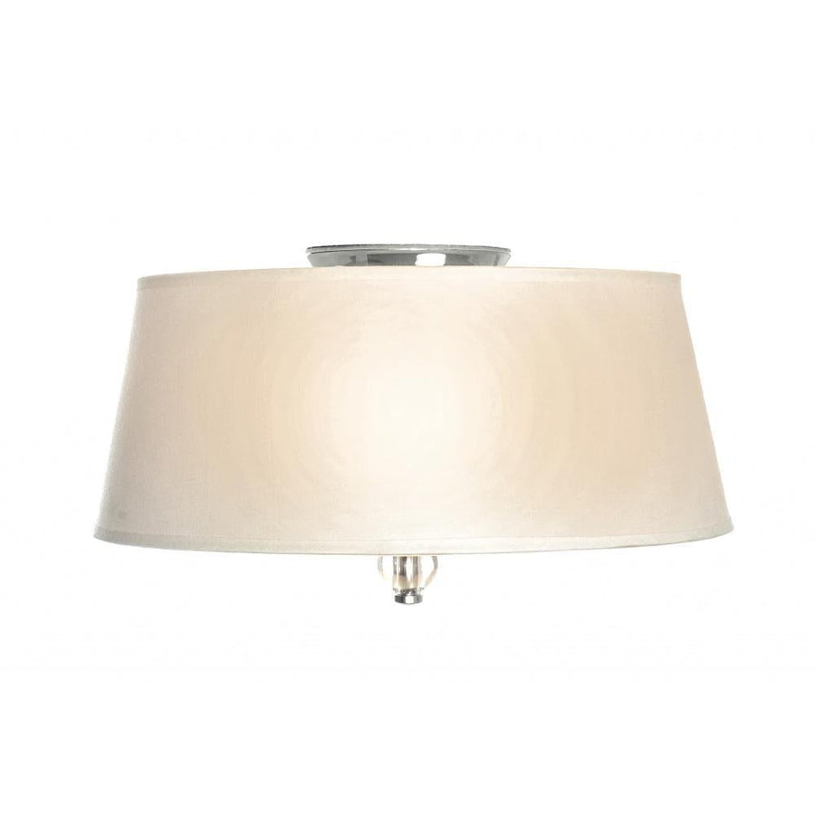 Maxim Lighting 12751WTPN Rondo 15 Inch Flush Mount Light – Polished Nickel
