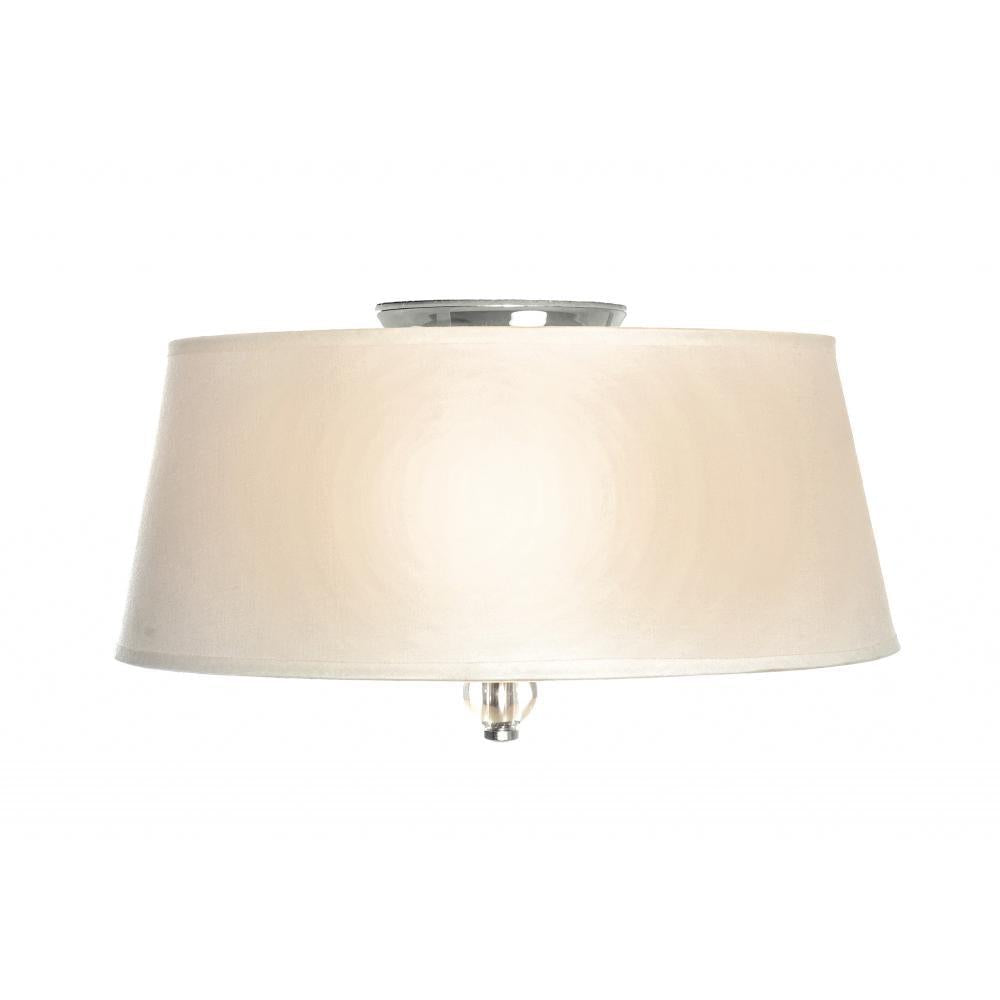 Rondo 15 Inch Flush Mount Light – Polished Nickel