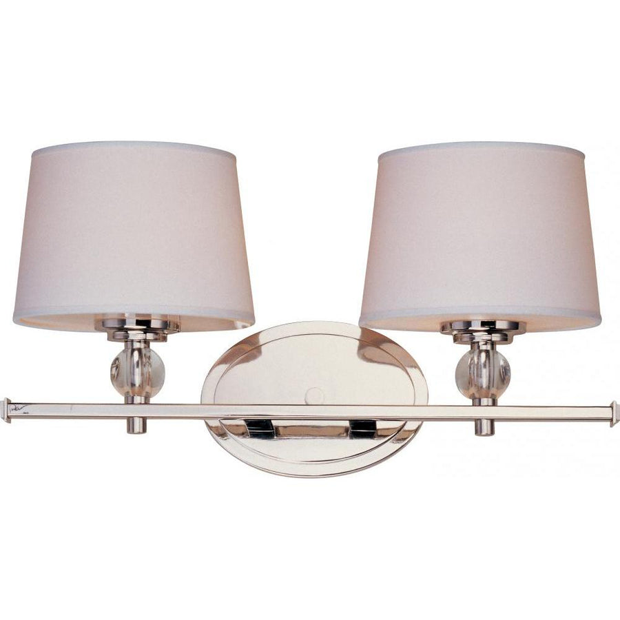 Maxim Lighting 12762WTPN Rondo 16.75 Inch Bathroom Vanity - Polished Nickel