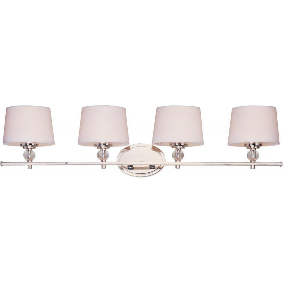 Maxim Lighting 12764WTPN Rondo 36.25 Inch Bathroom Vanity - Polished Nickel