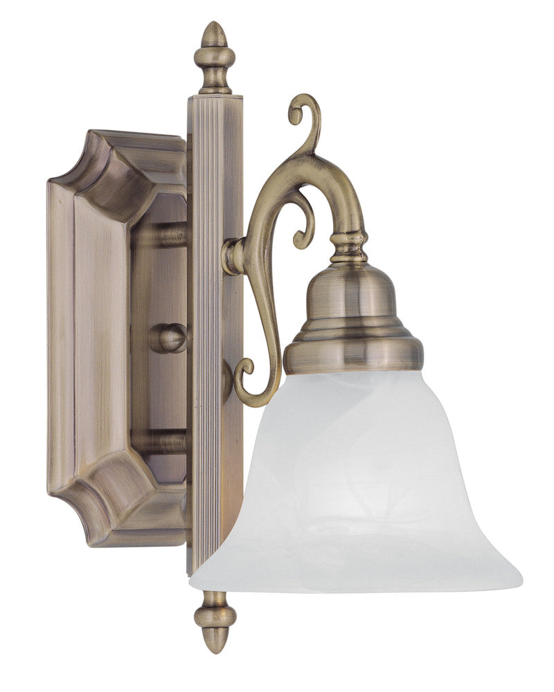 Livex Lighting FRENCH REGENCY 1281-01 Bathroom Fixture Traditional - Antique Brass