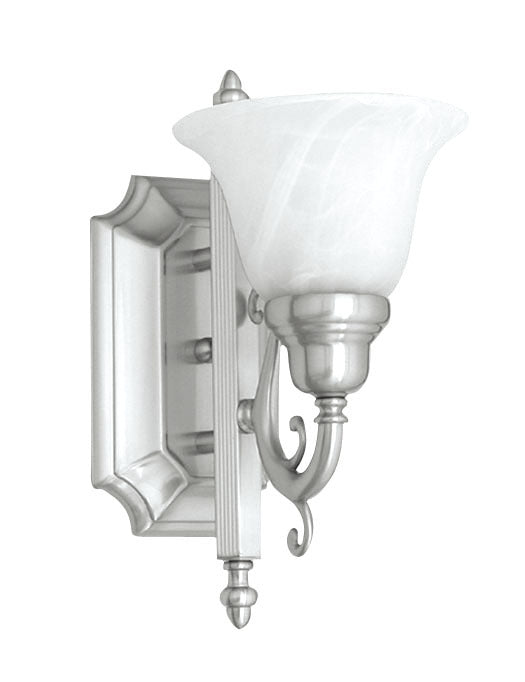 Livex Lighting FRENCH REGENCY 1281-91 Bathroom Fixture Contemporary - Brushed Nickel