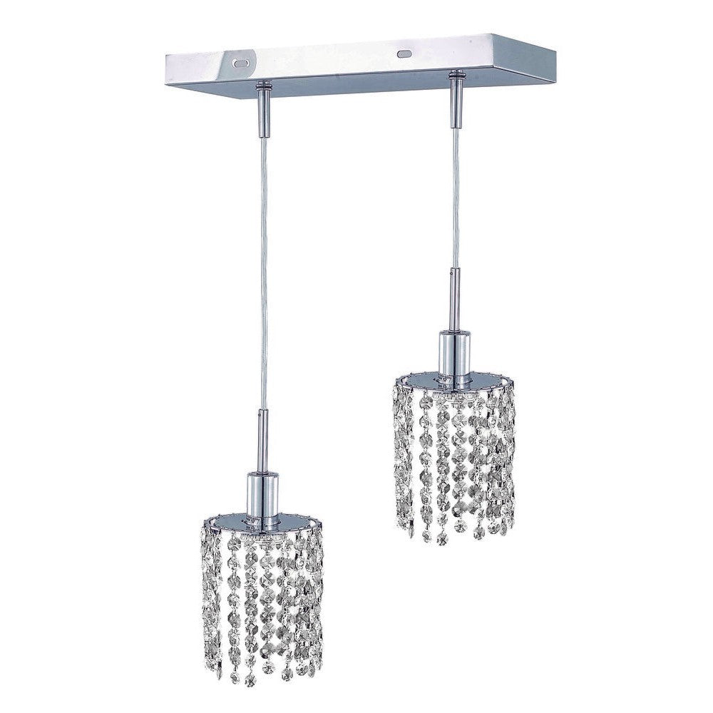 Elegant Lighting MINI 1282D-O-R-CL/SS Mini Pendant Contemporary - Chrome