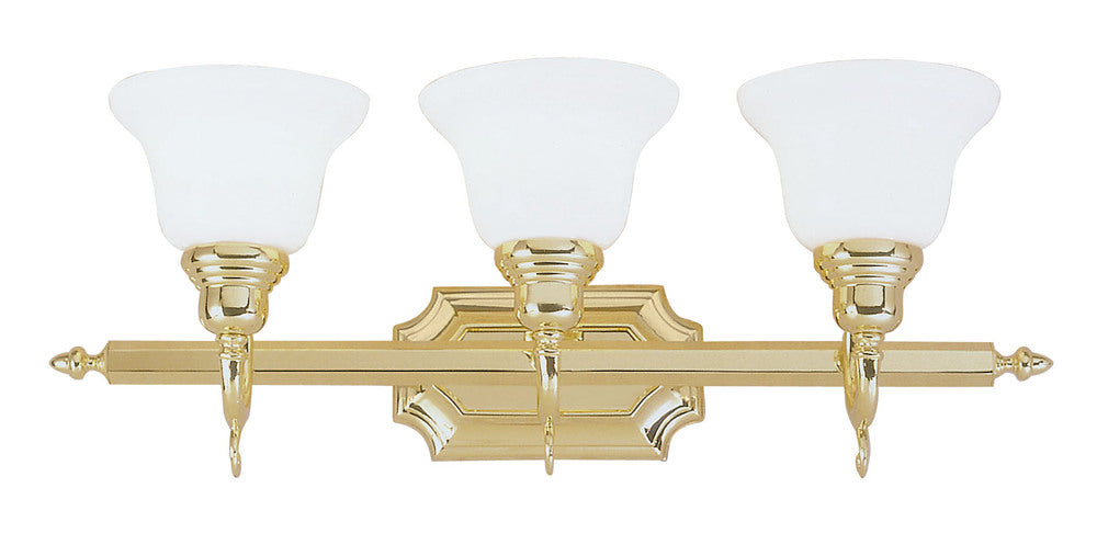 Livex Lighting FRENCH REGENCY 1283-02 Bathroom Fixture Contemporary - Polished Brass