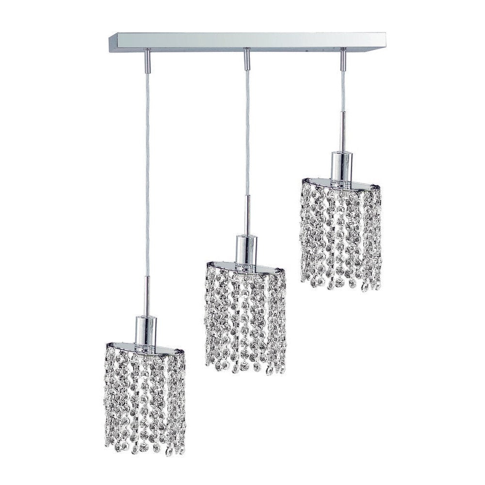 Elegant Lighting MINI 1283D-O-E-CL/RC Pendant Contemporary - Chrome