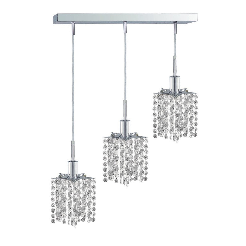 Elegant Lighting MINI 1283D-O-P-CL/SA Pendant Contemporary - Chrome