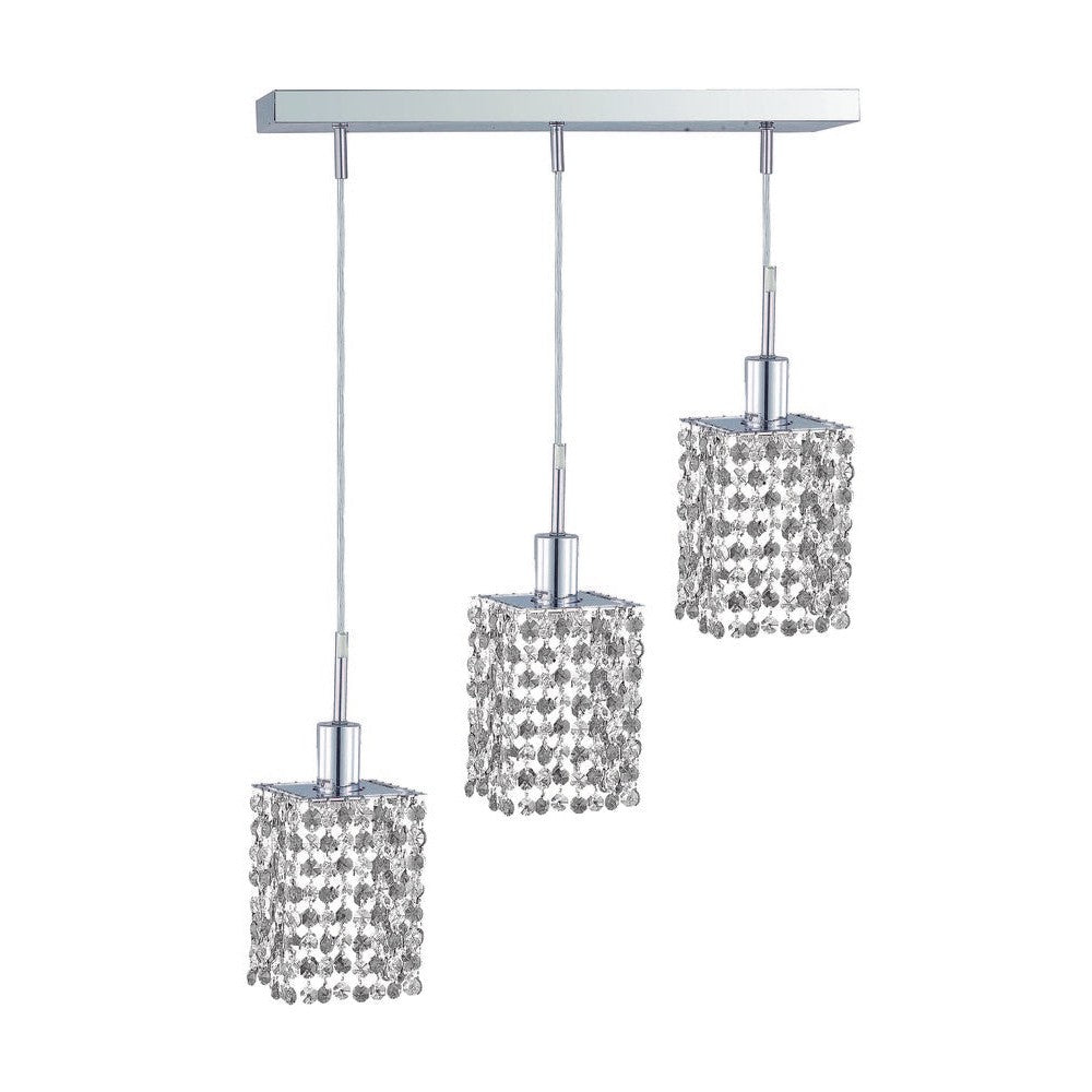 Elegant Lighting MINI 1283D-O-S-CL/SA Pendant Contemporary - Chrome