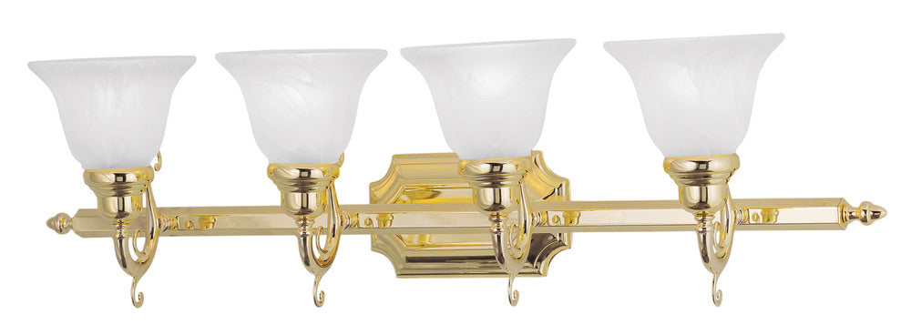 Livex Lighting FRENCH REGENCY 1284-02 Bathroom Fixture Contemporary - Polished Brass