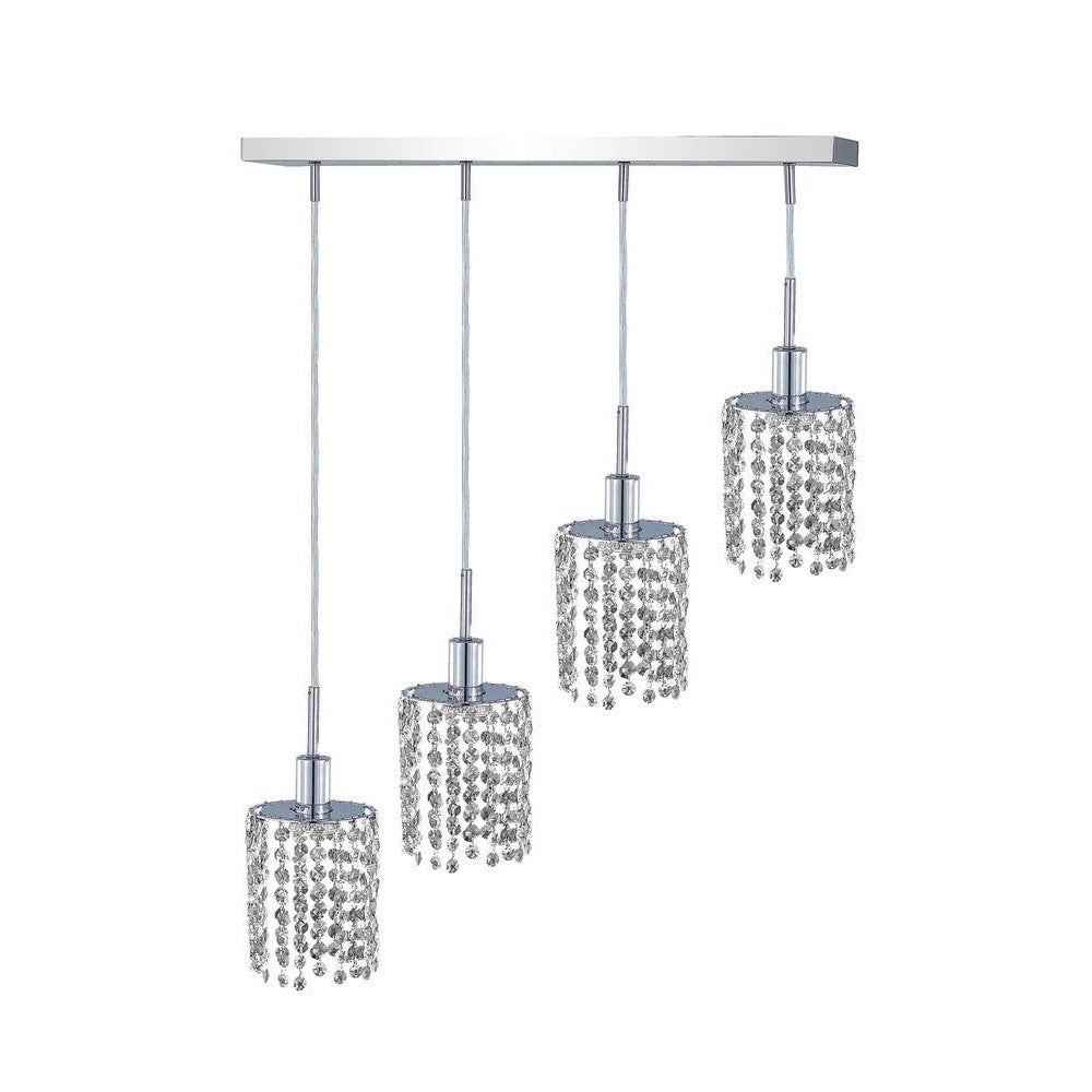 Elegant Lighting MINI 1284D-O-R-CL/SA Pendant Contemporary - Chrome