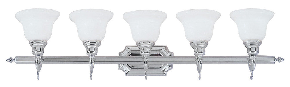 Livex Lighting FRENCH REGENCY 1285-05 Bathroom Fixture Contemporary - Polished Chrome