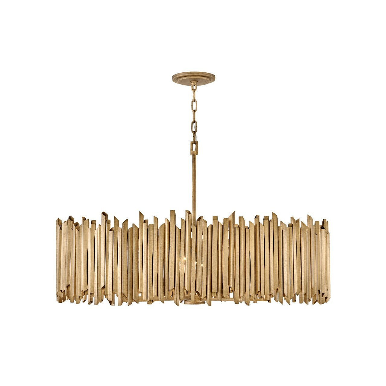 Hinkley Roca 30026BNG Large Drum Statement Chandelier - Burnished Gold (OPEN BOX)