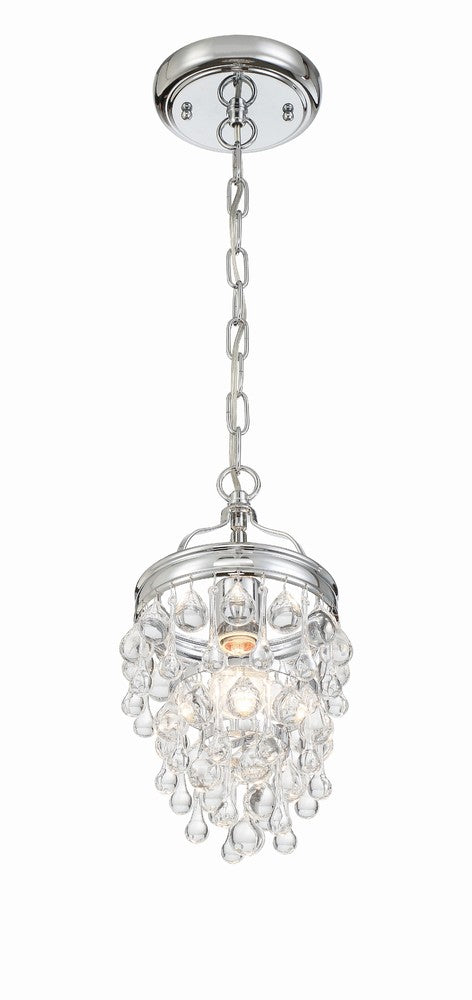 Crystorama CALYPSO 131-CH Mini Chandelier Modern - Polished Chrome