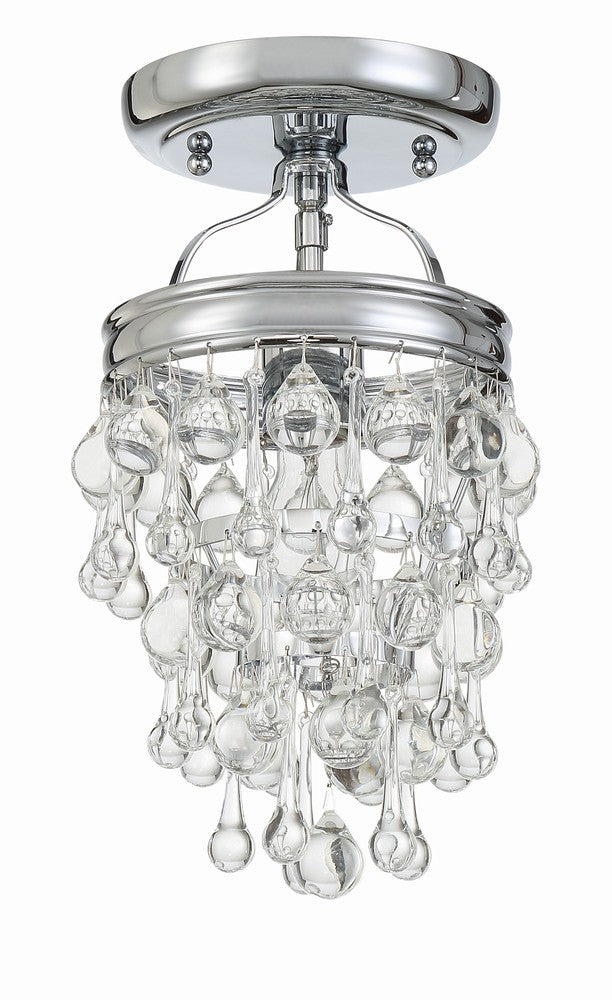 Crystorama CALYPSO 131-CH_CEILING Semi Flush Mt Modern - Polished Chrome