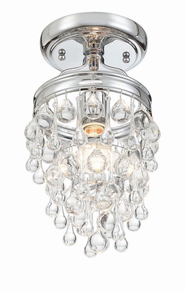 Crystorama CALYPSO 131-CH_CEILING Semi Flush Mt Modern - Polished Chrome