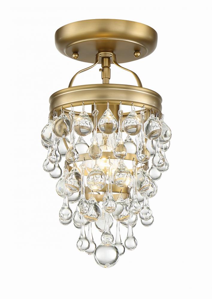 Crystorama CALYPSO 131-VG_CEILING Flush Mount Modern - Vibrant Gold