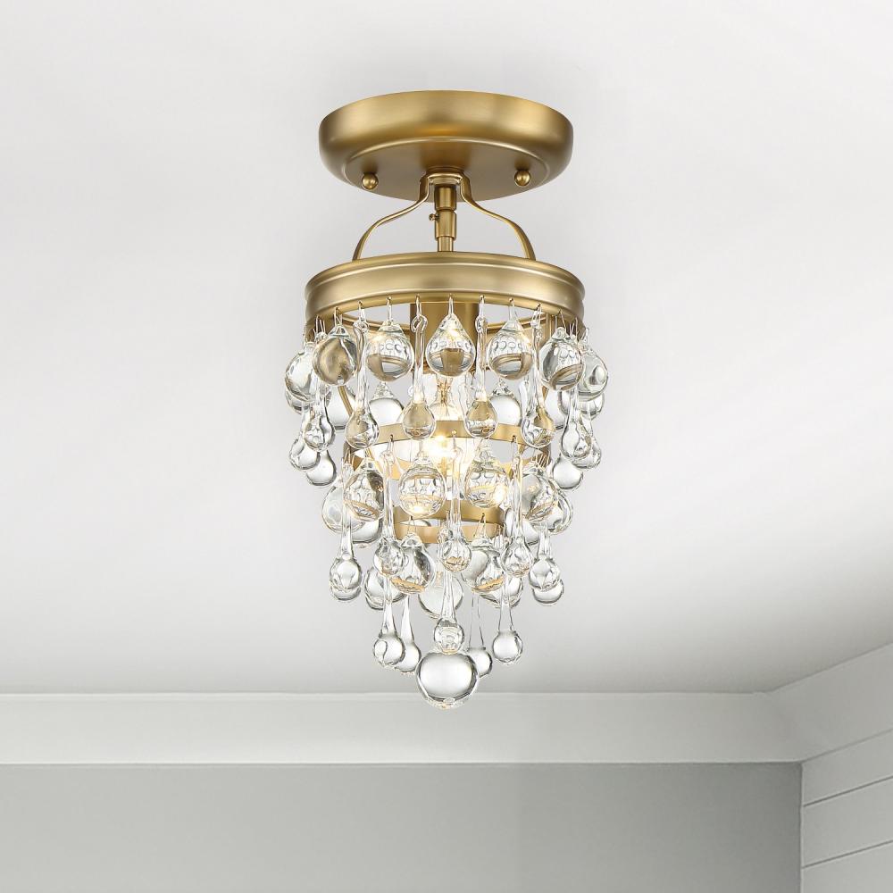 Crystorama CALYPSO 131-VG_CEILING Flush Mount Modern - Vibrant Gold