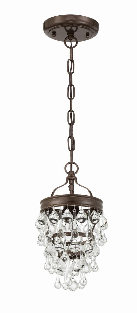 Crystorama CALYPSO 131-VZ Mini Chandelier Modern - Vibrant Bronze