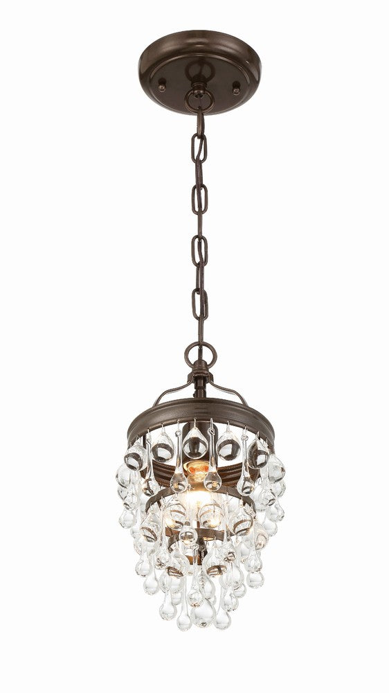 Crystorama CALYPSO 131-VZ Mini Chandelier Modern - Vibrant Bronze