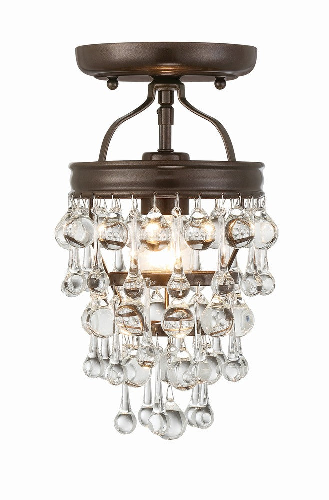 Crystorama CALYPSO 131-VZ_CEILING Semi Flush Mt Modern - Vibrant Bronze