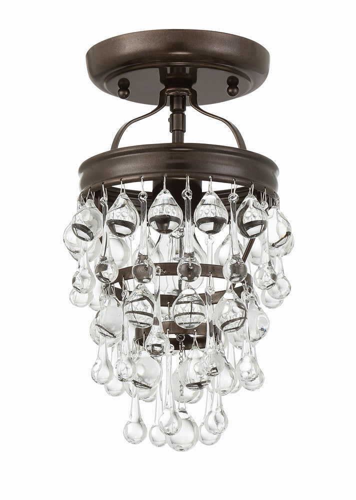 Crystorama CALYPSO 131-VZ_CEILING Semi Flush Mt Modern - Vibrant Bronze