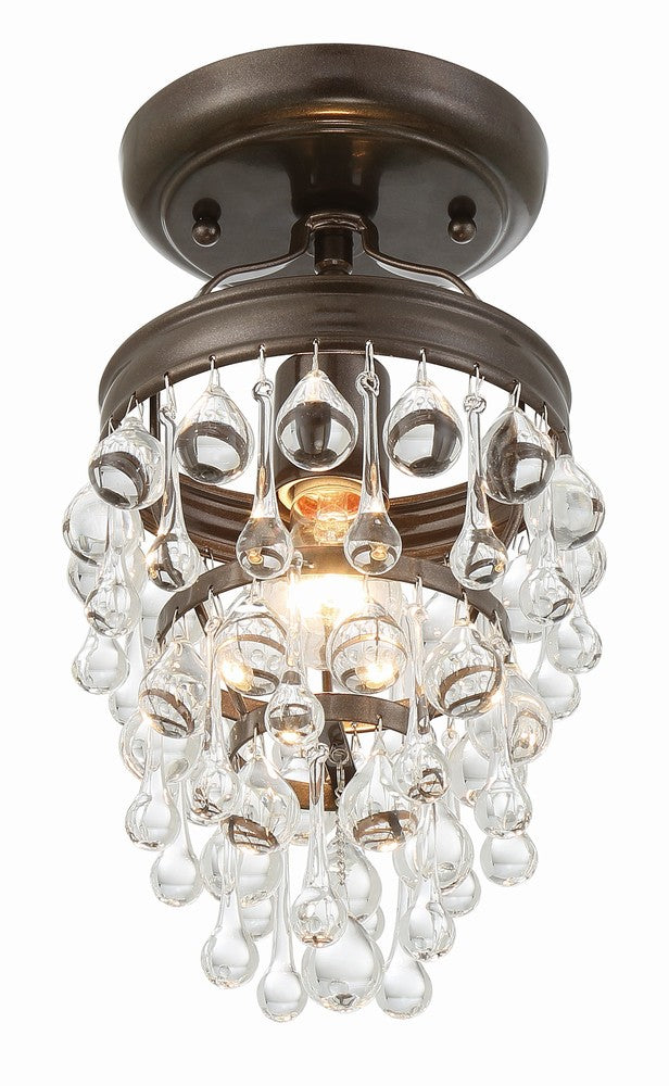 Crystorama CALYPSO 131-VZ_CEILING Semi Flush Mt Modern - Vibrant Bronze