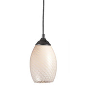 1 Light Pendant-White