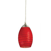 1 Light Pendant-Red