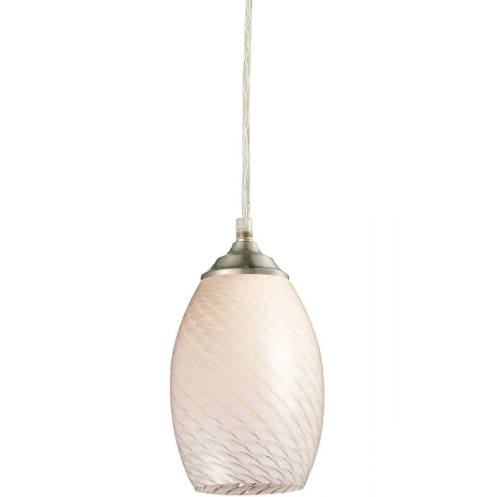 1 Light Pendant-White