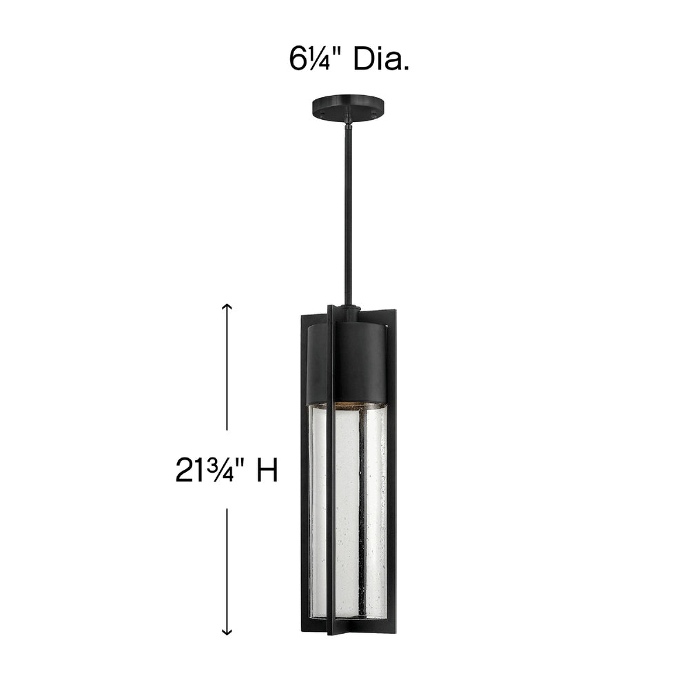 Hinkley Lighting SHELTER 1322BK Pendant Modern - Black